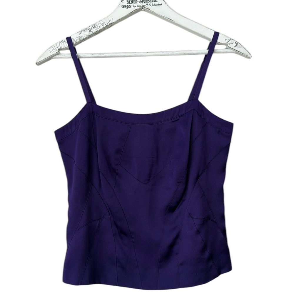 INC International Concepts 100% silk purple Camisole Size 4P